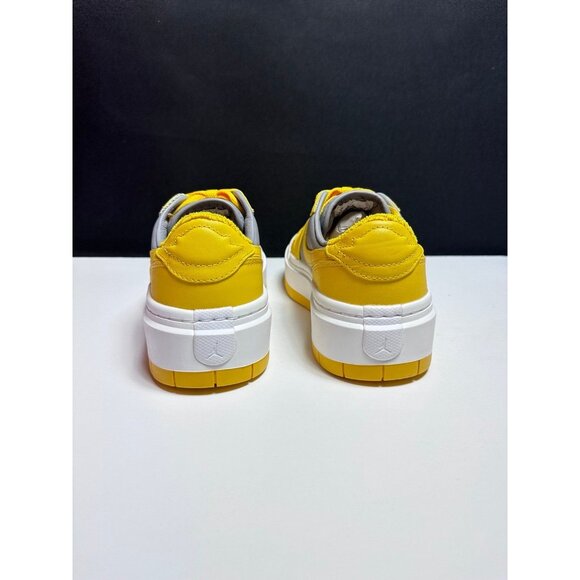 7 Women's Jordan 1 Elevate Low Cement Gray Varsity Maize DH7004 017 - Picture 5 of 9